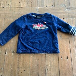 Janie and jack reversible train long sleeve tee